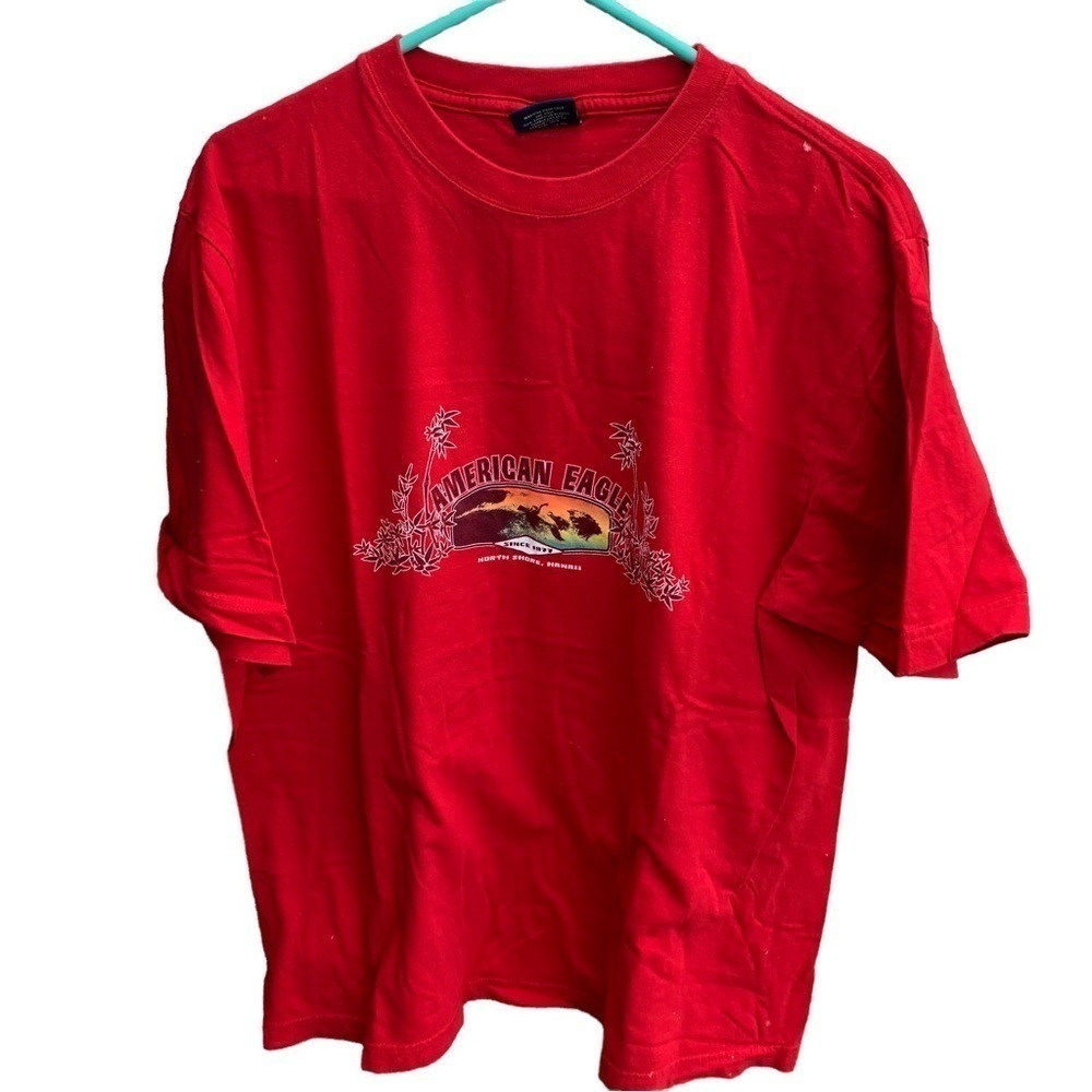 Vintage Tee Shirt North Shore Hawaii American Eagle Size Large